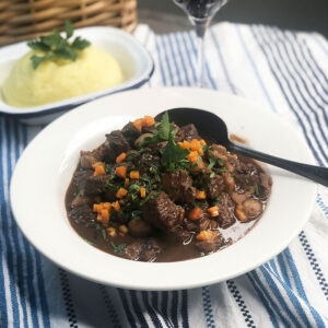 beef bourguignon meal