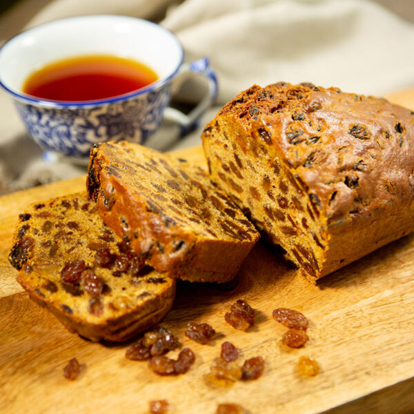 Irish Brack Cake sliced