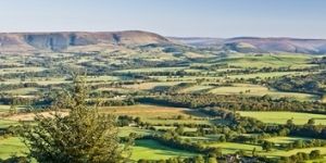 english valley on a sunny day